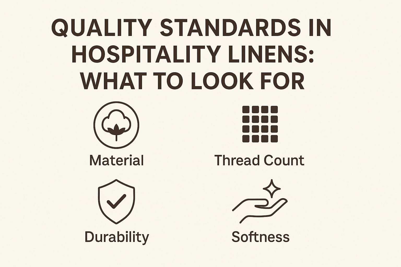Quality Standards in Hospitality Linens: What to Look For